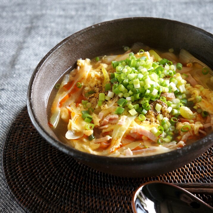 酸っぱスパイシー♪酸辣湯風うどん